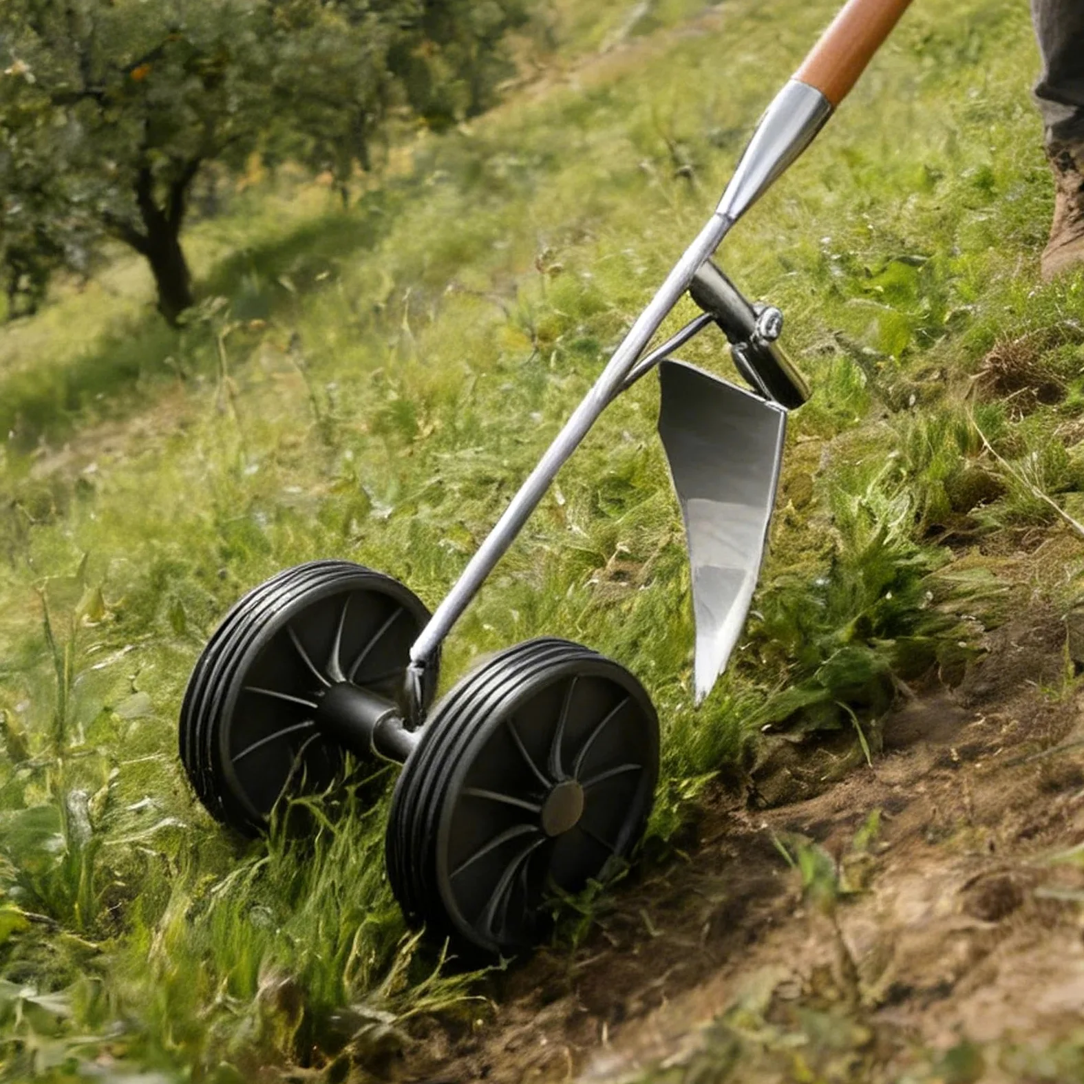 Ręczna motyka ogrodowa do sadzenia roślin Wielofunkcyjne narzędzie do | Ręczna motyka ogrodowa do usuwania trawy i chwastów Dla mężczyzn, mężów, ojców,
