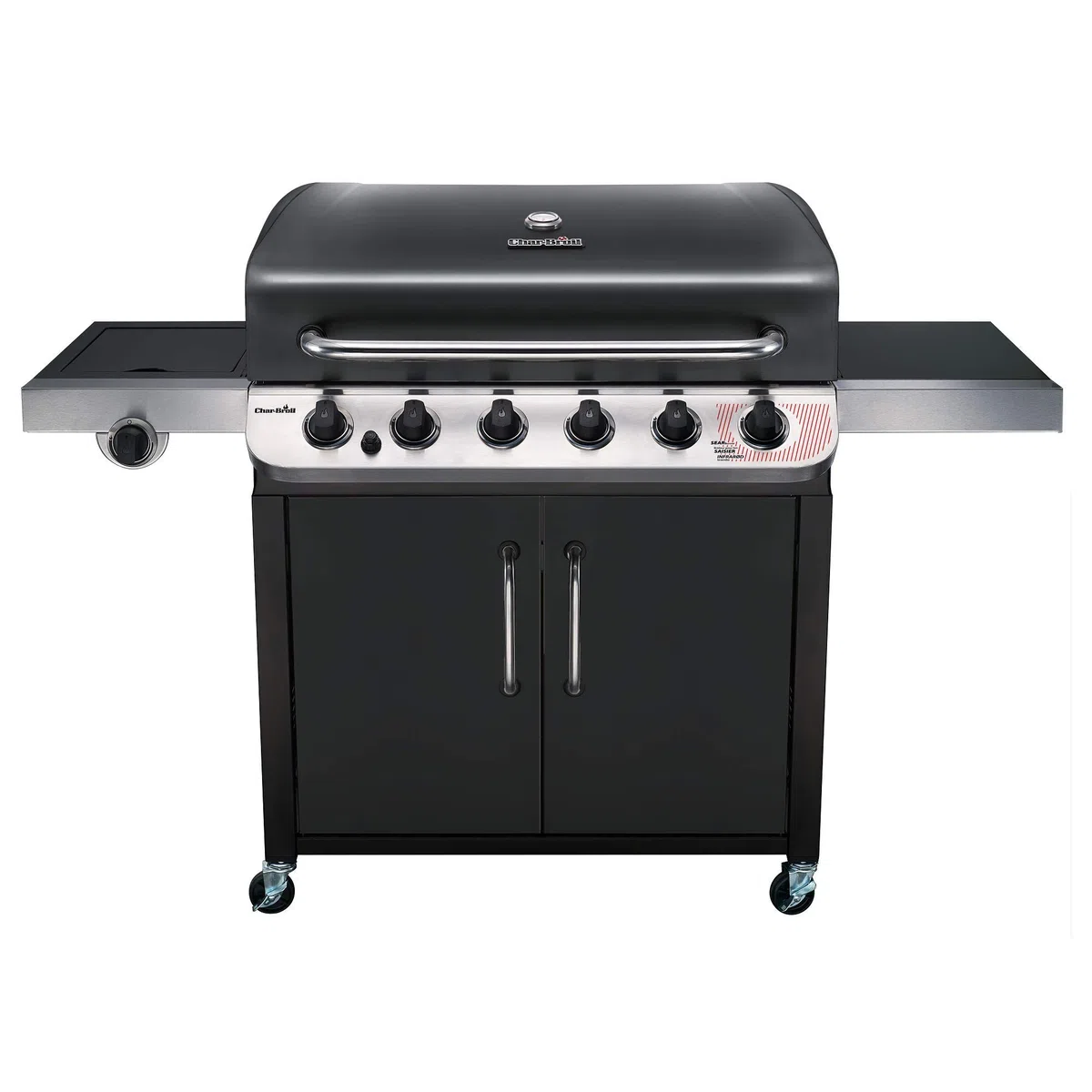 Char-Broil Seria Convective 640 B XL - grill gazowy z 6 palnikami, czarne wykończenie