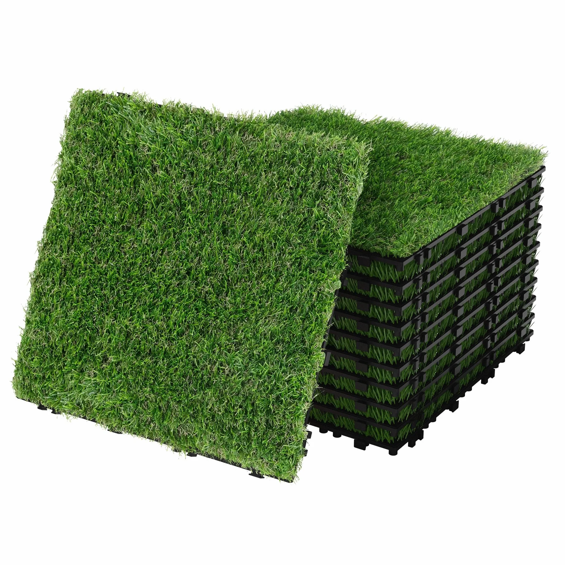 ML-Design Sztuczna Trawa 30x30 cm 3 m² Click System Odporna na UV
