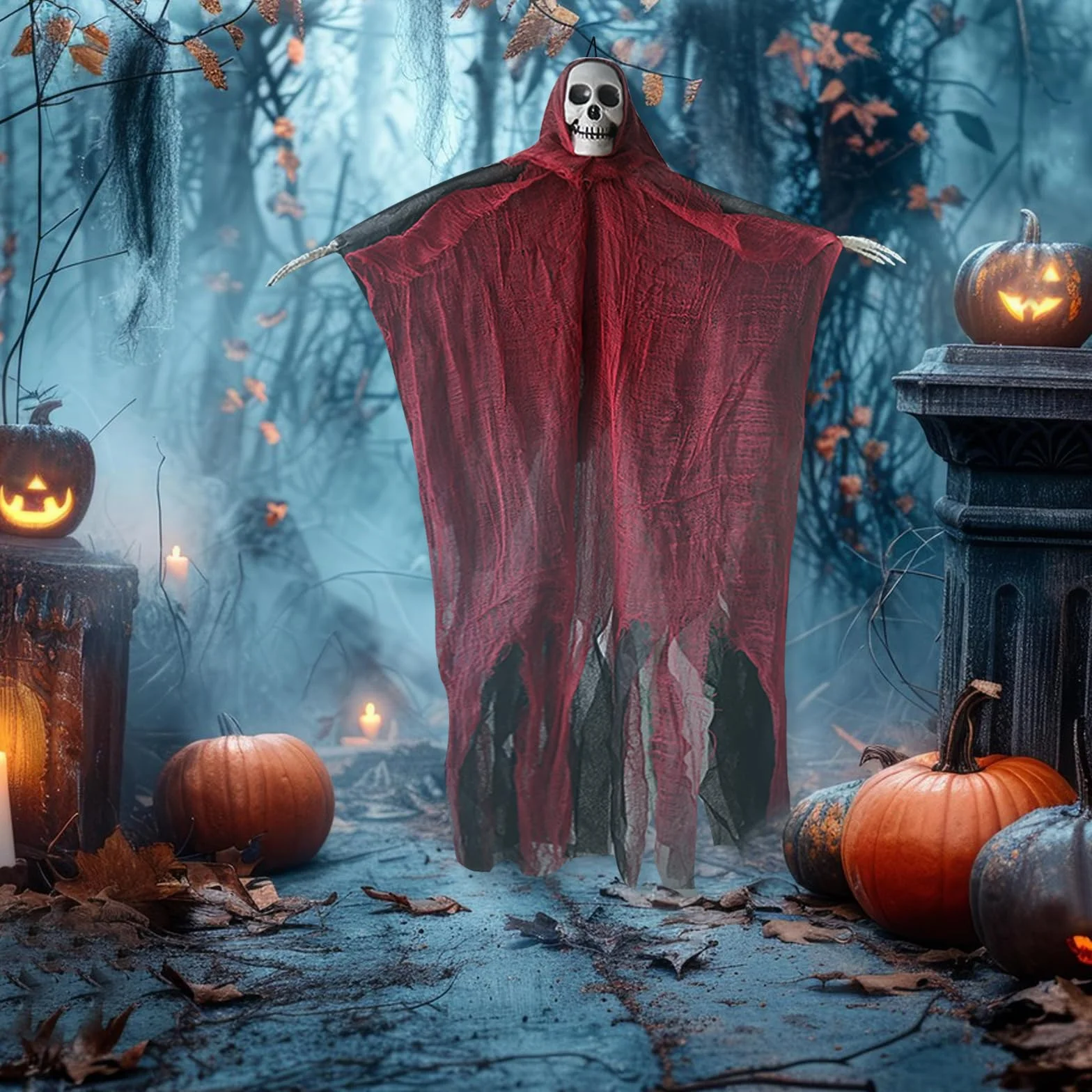 Halloween szkielet duch czaszka dekoracja zewnętrzna