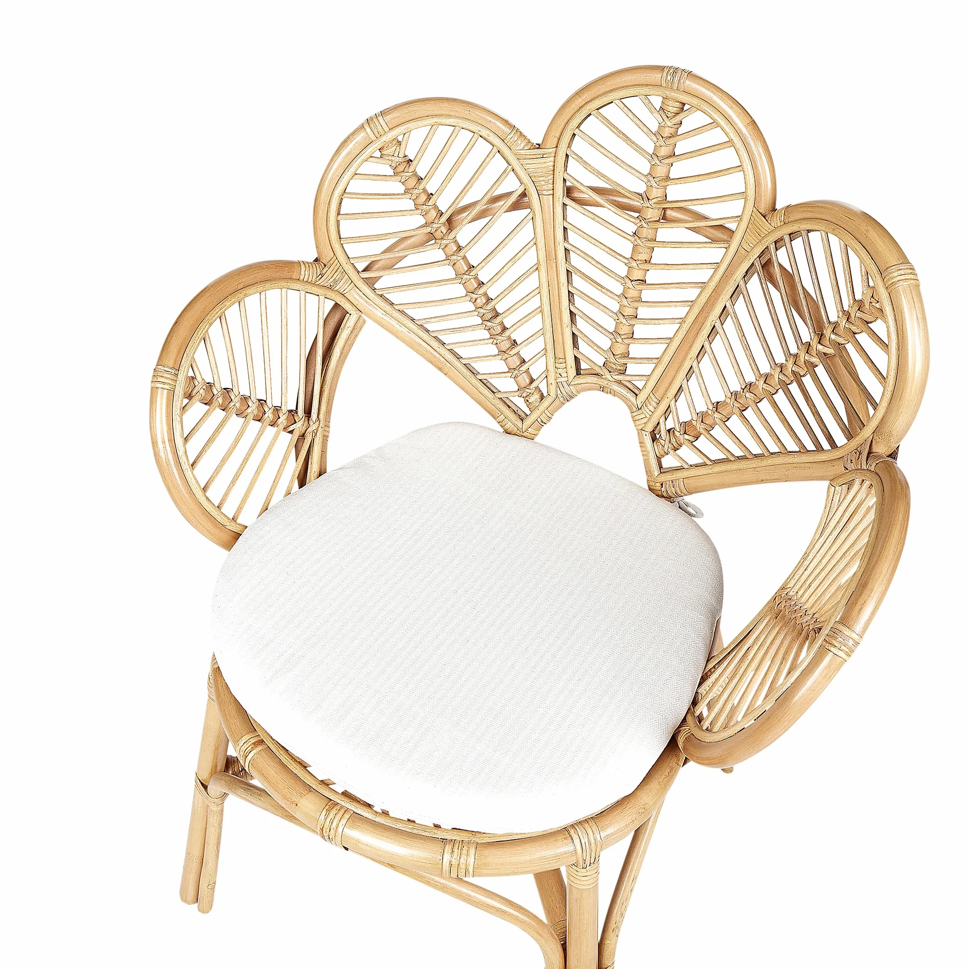 Fotel ozdobny rattanowy Florentine II boho patio salon