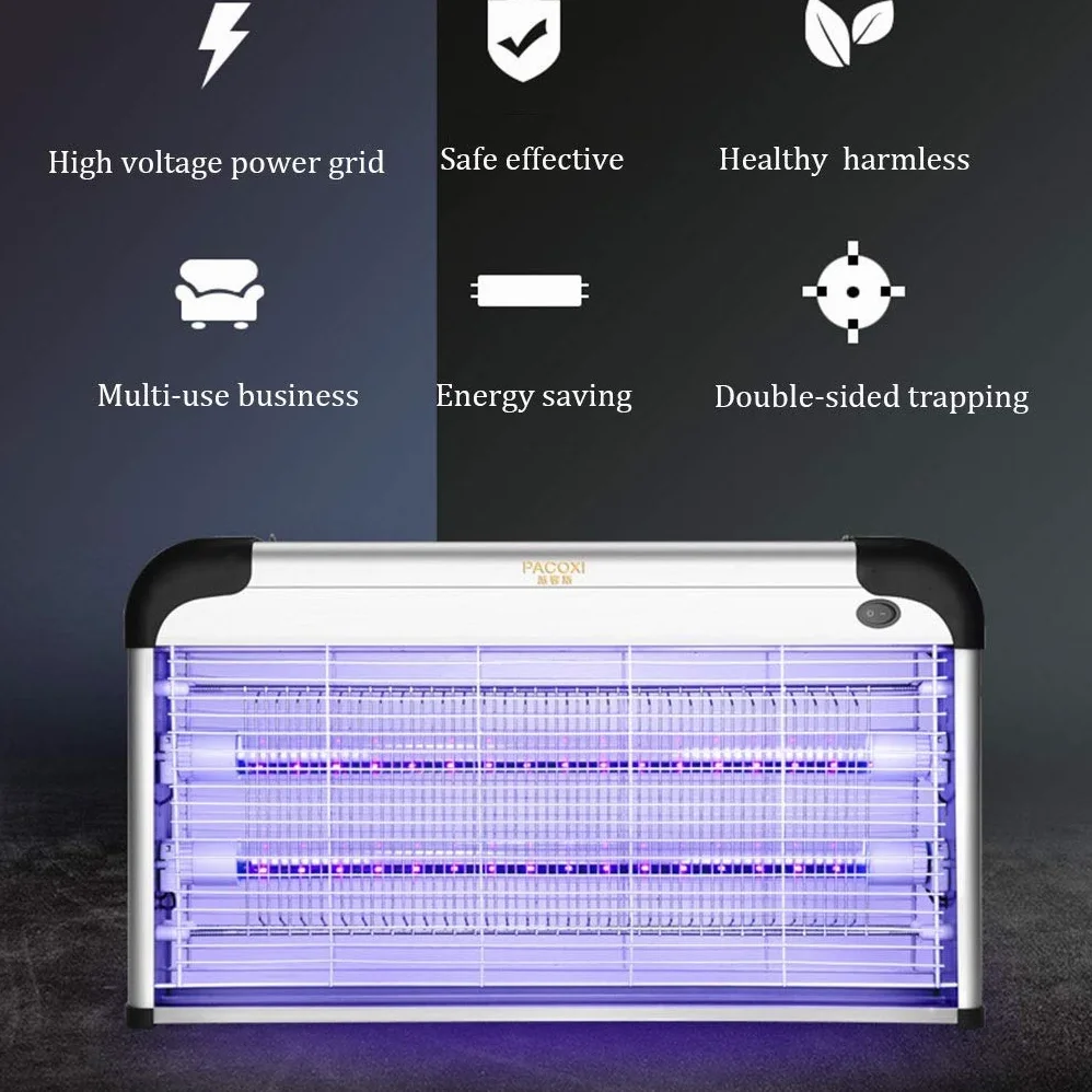 Pułapka na komary wewnętrzna Led Uv łapka na owady muchowa Środek odstraszający owady Domowy biznes Wyciszenie Urządzenie przeciw komarom Bezpieczne dla dzieci, nietoksyczna LED do zabijania