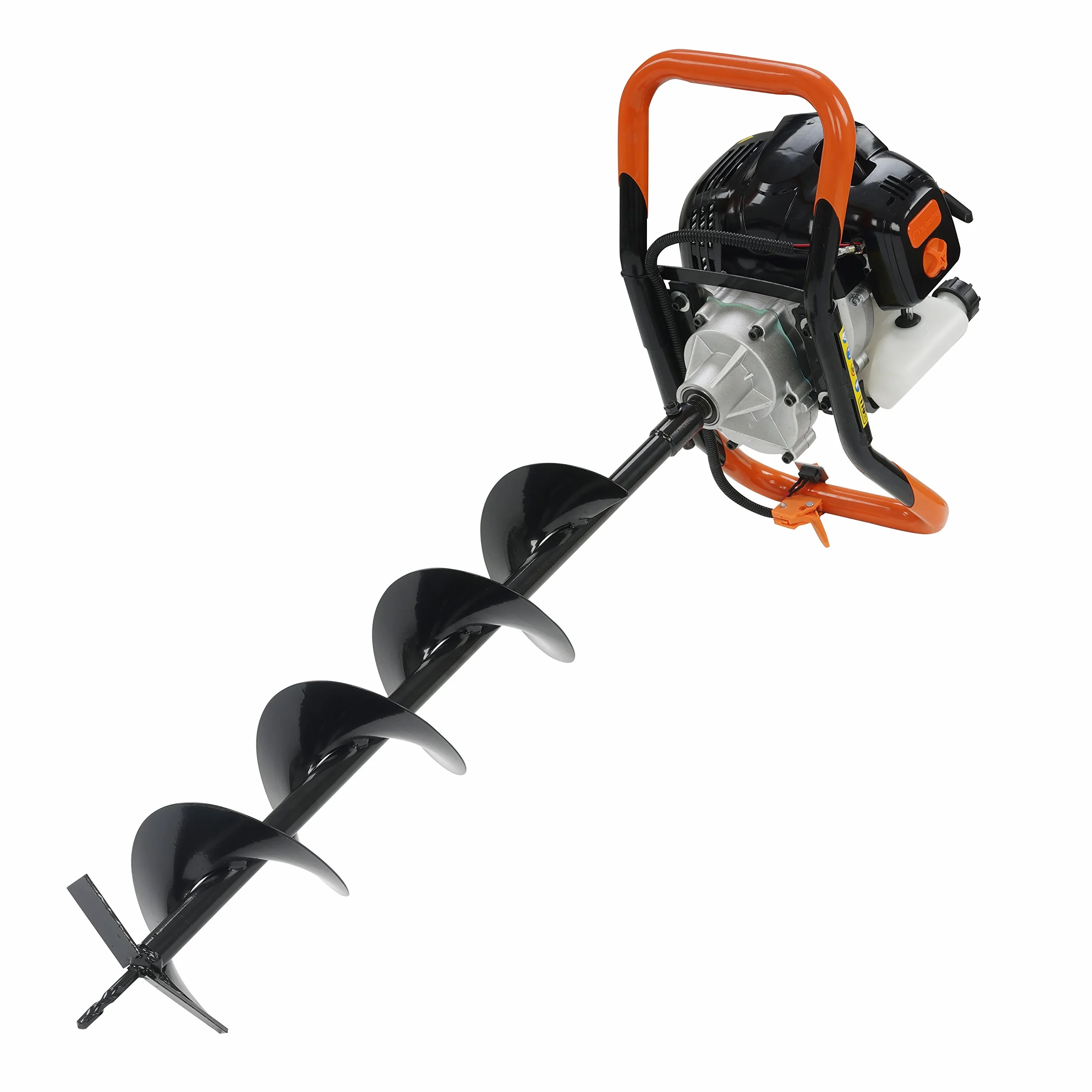 Benzynowy świder ziemny 52CC wiertarka gruntowa 10 cm 15 cm 20 cm przedłużenie