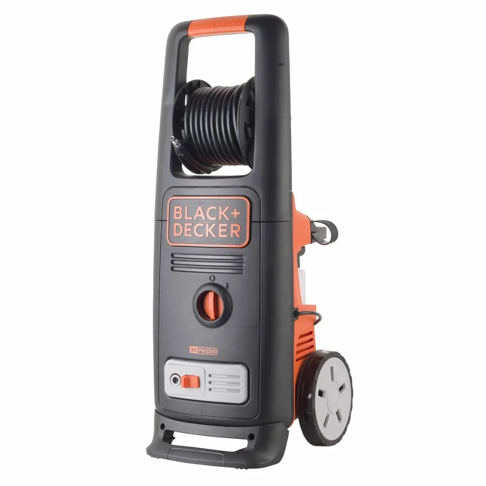 Black+Decker Bxpw2200Pe Myjka Wysokociśnieniowa, Czarny/Pomarańczowy, 2200 W