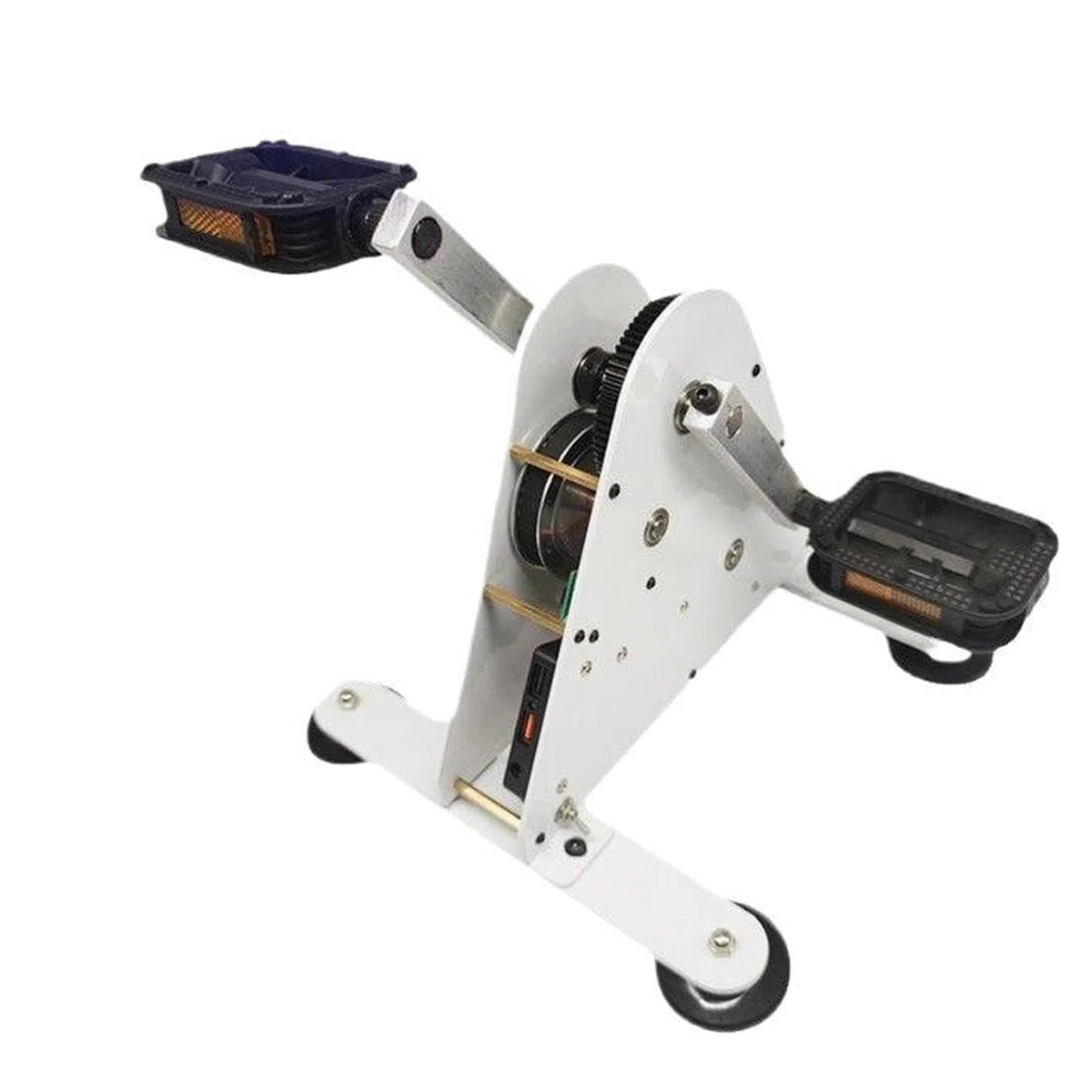 Generator energii pedałowej z dwoma portami USB, stacja zasilania z korbą nożną do ćwiczeń fitness, na kemping i do awaryjnego ładowania na zewnątrz (100W)