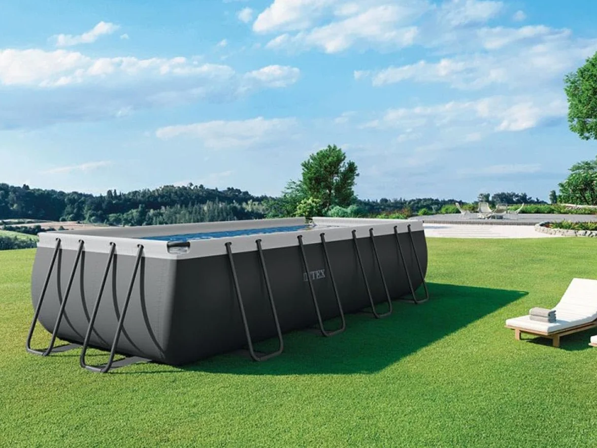 Intex Basen Ogrodowy, Szary, 45x24x132 cm