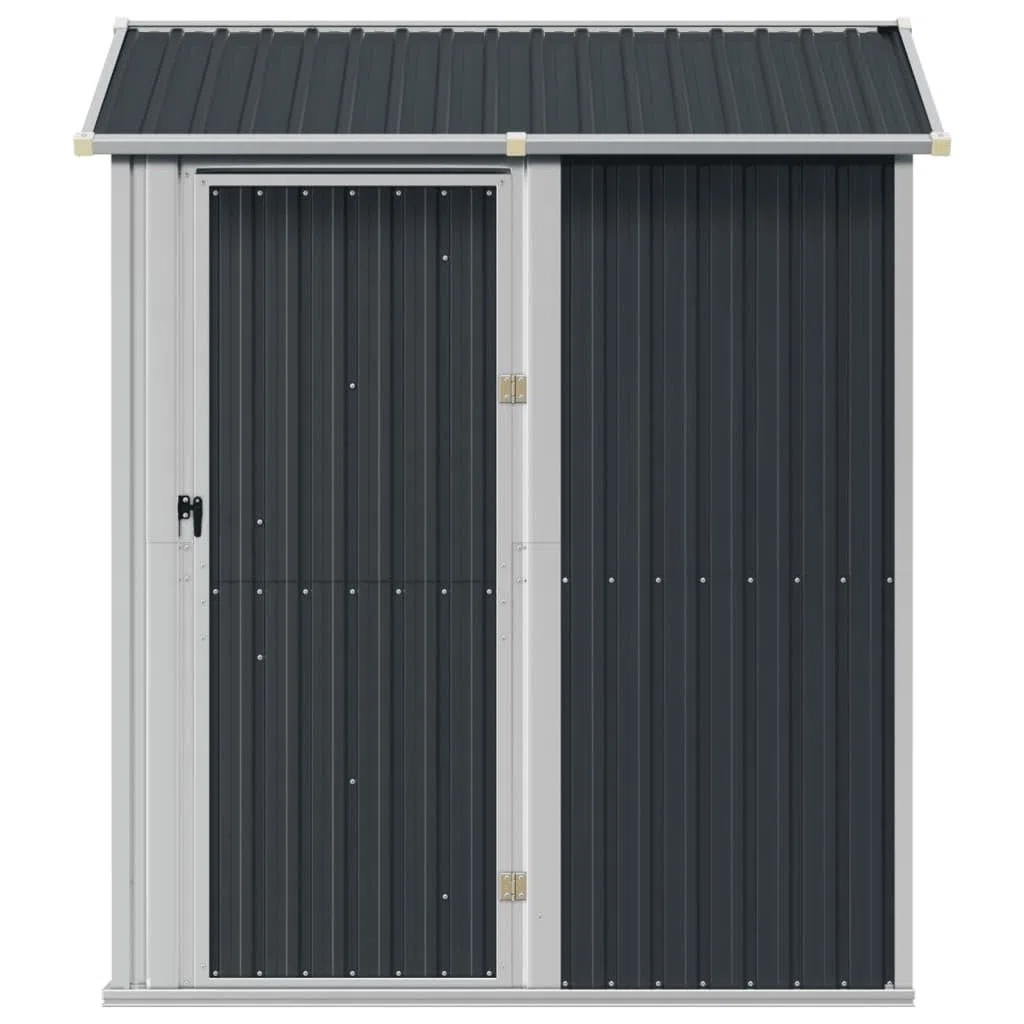 ShGaxin Antracyt domek ogrodowy 192x152,5x237cm stal ocynkowana, domek ogrodowy, domek do przechowywania ogrodu, domek na narzędzia ogrodowe