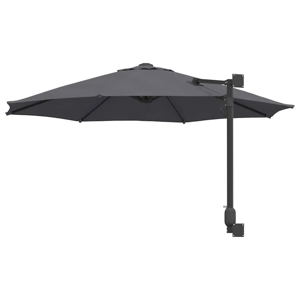 Parasol ogrodowy, piaskowy x poliester i stal, z funkcją przechylania, ochrona przed wiatrem, markiza boczna wysuwana, na taras, ochrona prywatności, balkon, ochrona przed słońcem, trwały