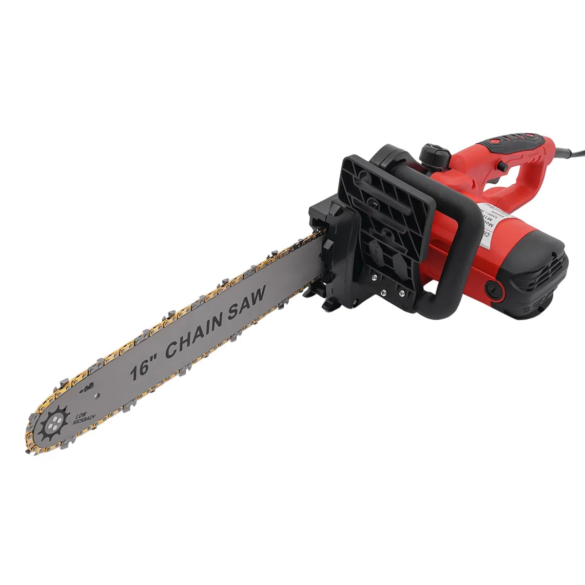 Elektryczna piła łańcuchowa, elektryczna piła łańcuchowa, automatyczne smarowanie łańcucha, długość miecza 40,5 cm, do drewna opałowego i drzew, cicha i lekka