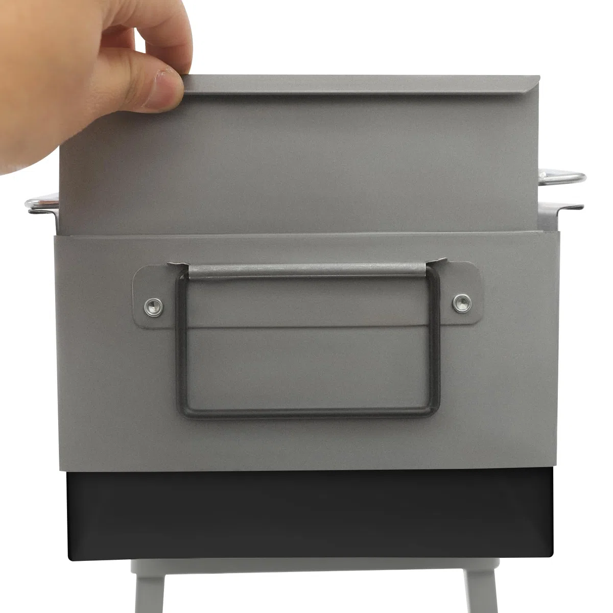 Grill na węgiel drzewny, nośność 35 kg, duży ruszt do grillowania, składany grill z kratką grillową, na pikniki, kempingowe wieczory przy grillu