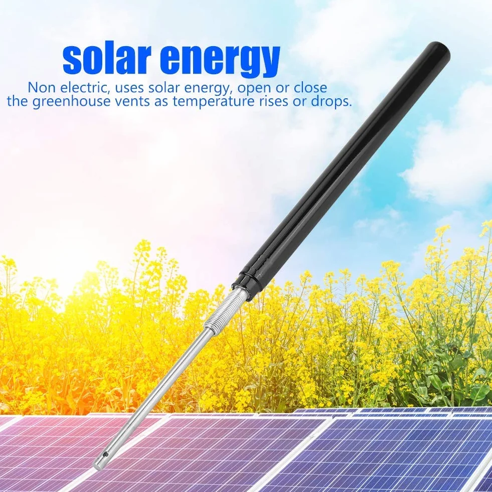 Atyhao Solar Sensitive Automatyczny czujnik temperatury do otwierania okien w szklarni Wymiana cylindra