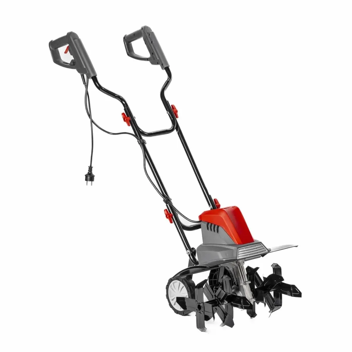 Dedra Elektryczna glebogryzarka ogrodowa o mocy 1500 W, z kołami transportowymi, szerokość robocza 45 cm, waga 13 kg, tworzywo sztuczne, metal, frezarka ogrodowa, konturowany, ergonomiczny uchwyt