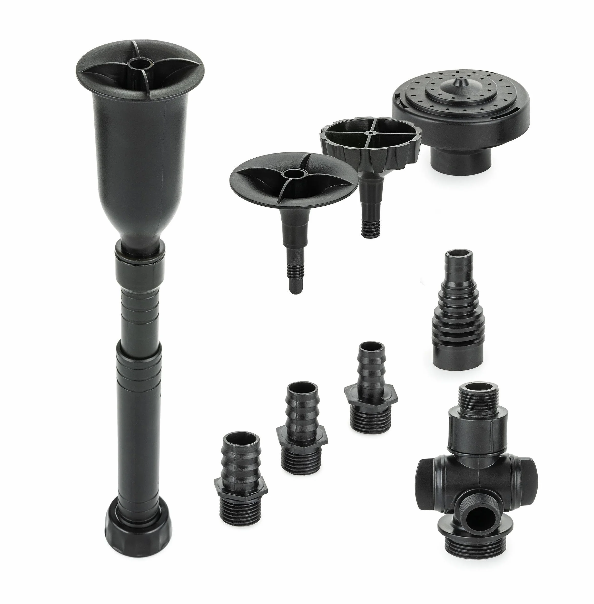 HAPPET Pompa PF 3000 – Do Fontann, Oczek Wodnych, Filtrów i Kaskad – 3000 l/h, 2.8 m Podnoszenia, Ceramiczna Oś, Niskie Zużycie Energii, 10 m Przewodu