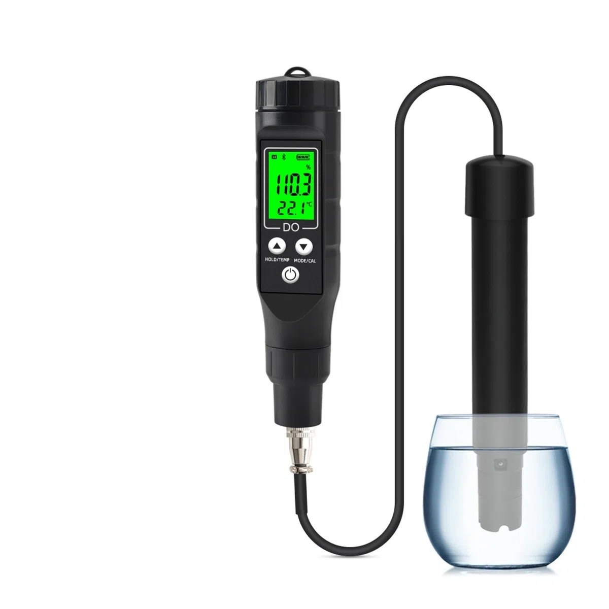 Bluetooth Cyfrowy Miernik Rozpuszczonego Tlenku Profesjonalny Analizator Rozpuszczonego Tlenku Tester Stężenia