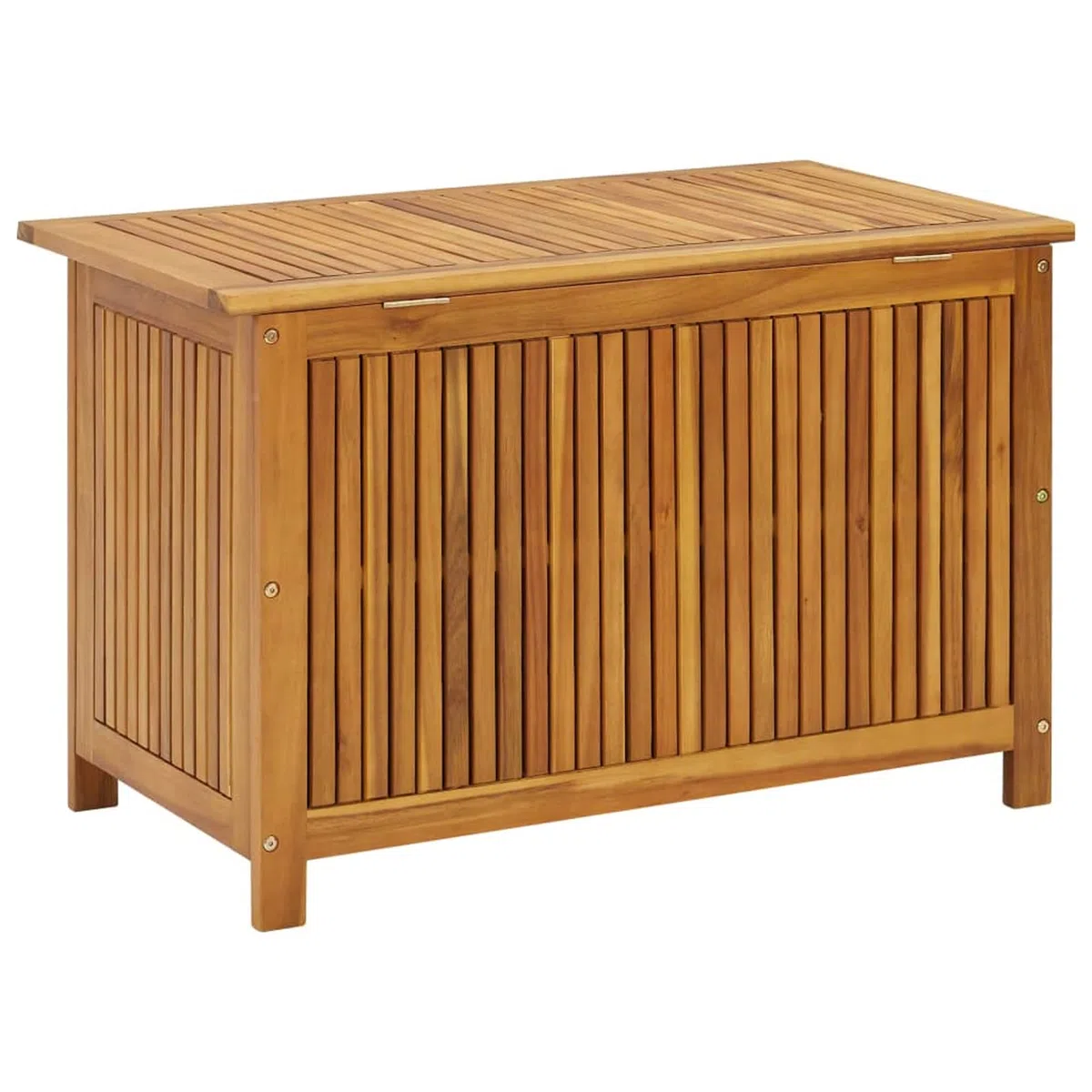 ShGaxin Schowek ogrodowy, zewnętrzna Arcon, Baul Garden Storage, ogrodowa skrzynia, skrzynia ogrodowa na zewnątrz, akacja lite drewno 90x50x58 cm
