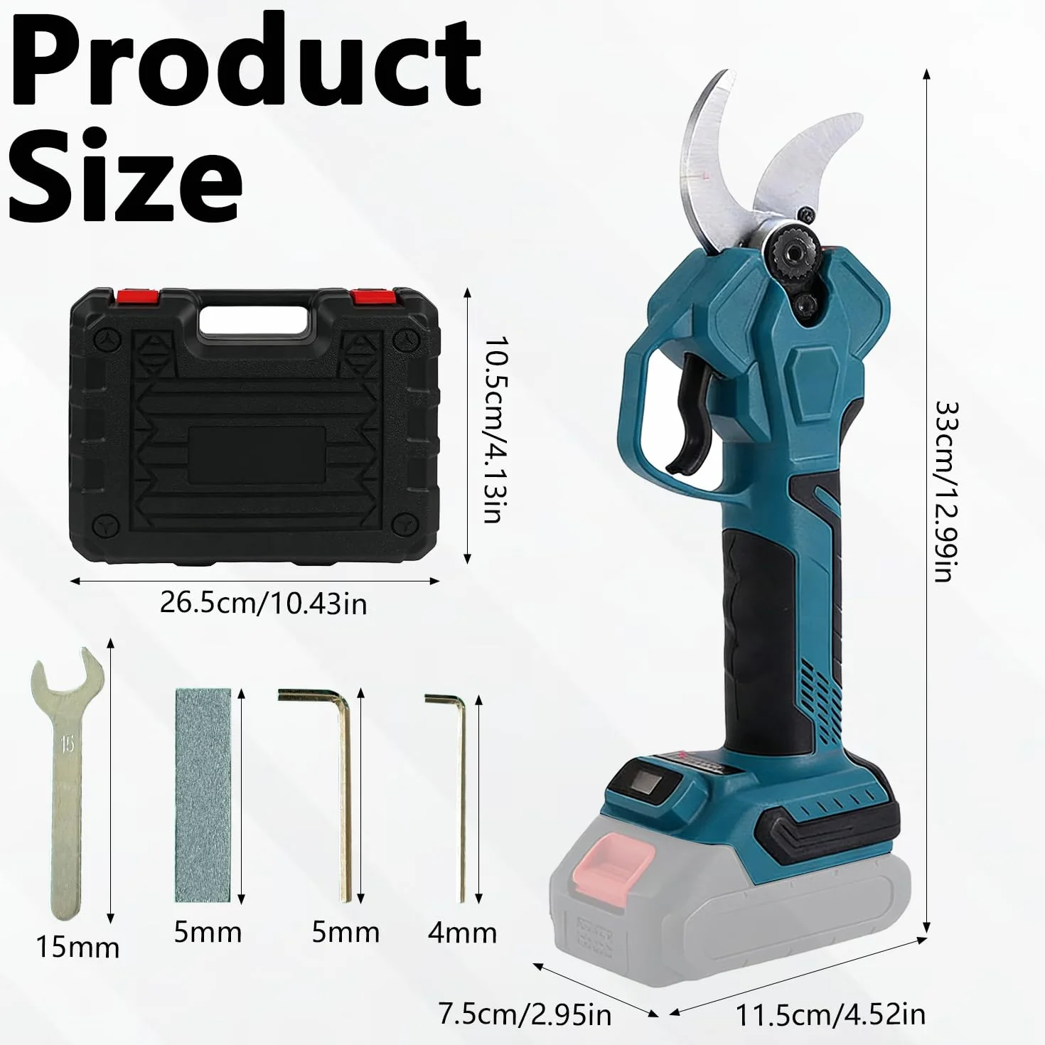 Makita 18 V akumulatorowe nożyce do gałęzi 40 mm LCD