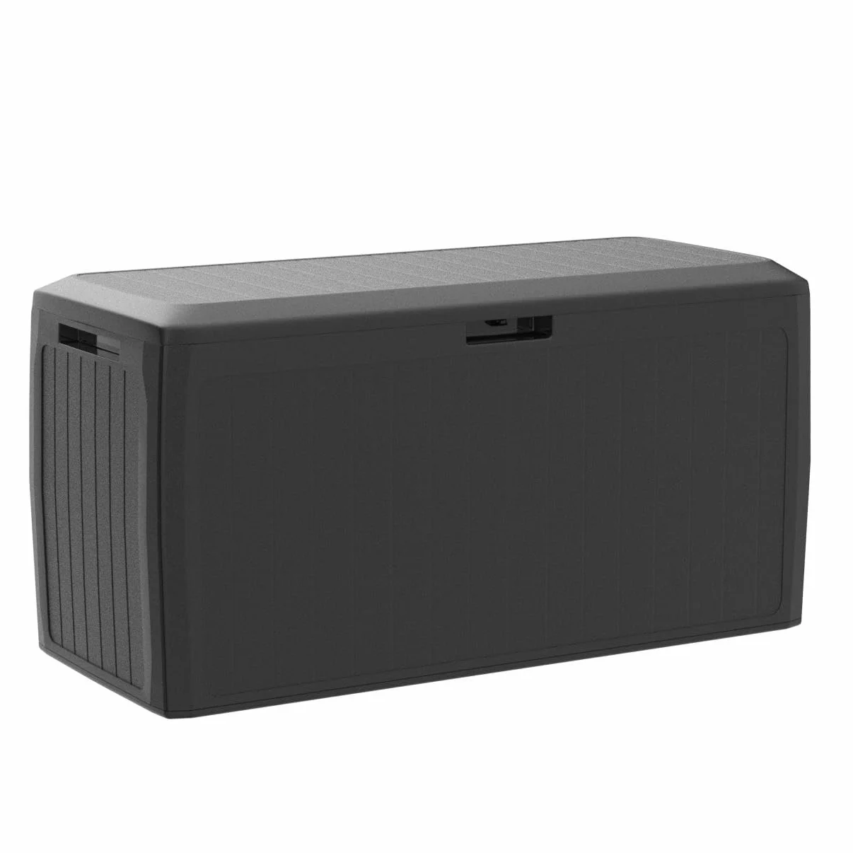 KESSER® Skrzynka na poduszki 290 l, z rolkami i uchwytami, obciążenie 100 kg, system Smart Click, skrzynia ogrodowa, kolor antracytowy
