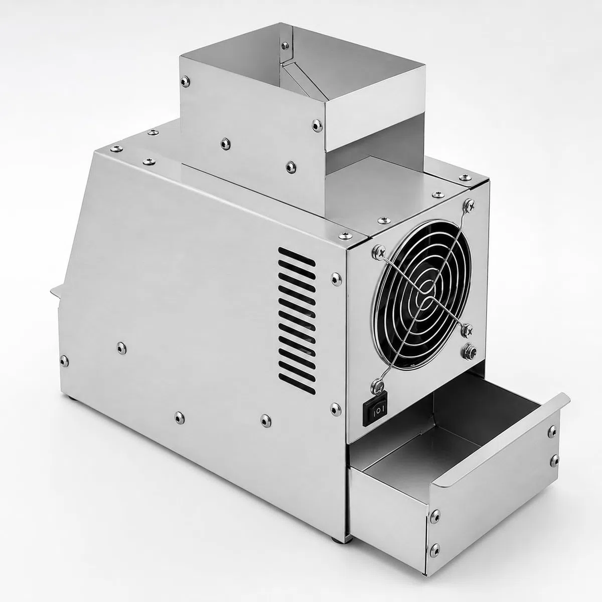 Elektryczny separator ziarna, regulowana prędkość rozdzielacza skorupy z wentylatorem i portem wyładowczym, idealny do ziaren prosa, ziaren i nasion melona, wydajny i łatwy w użyciu