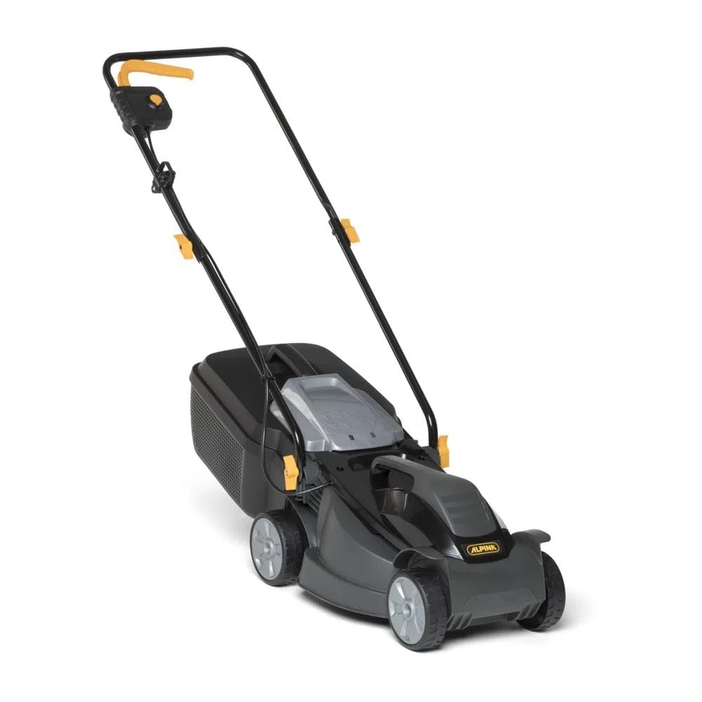 Alpina Kosiarka elektryczna BL 320 E, szerokość cięcia 32 cm, silnik 1000 W, do 300 m², wysokość cięcia regulowana w 3 pozycjach, worek na ścinki 25 l