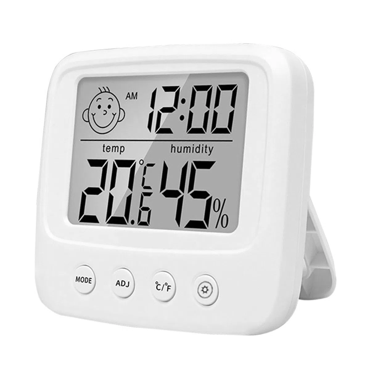 LCD elektroniczny cyfrowy miernik temperatury i wilgotności termometr higrometr wewnętrzna zewnętrzna stacja pogodowa budzik, typ B