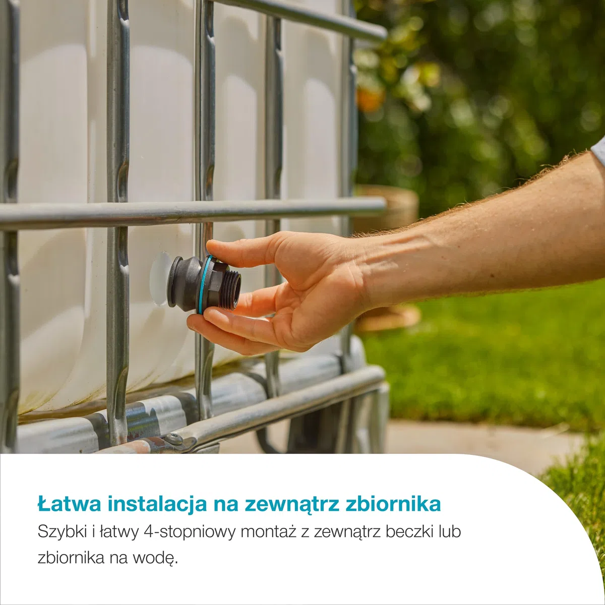 GARDENA Przyłącze zbiornika Push-In