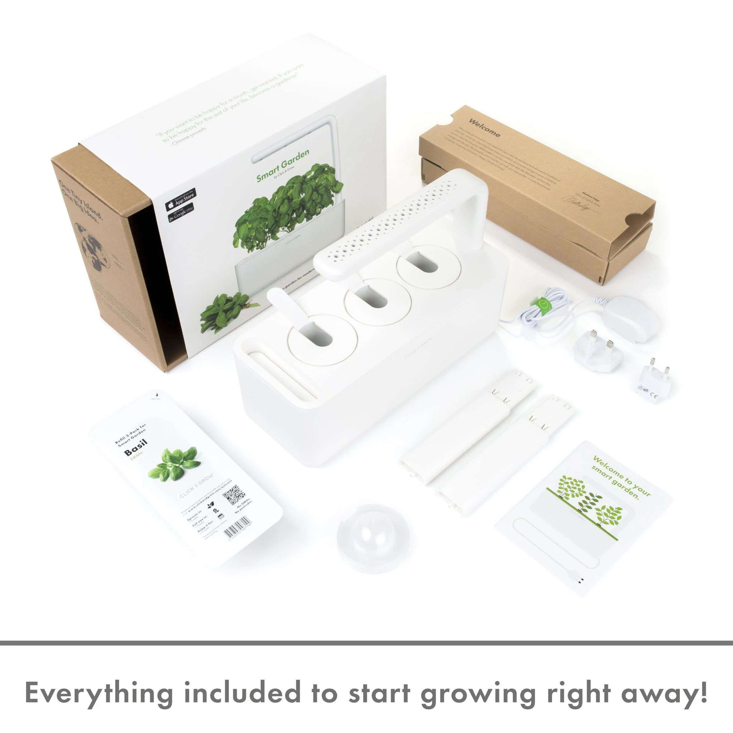 Click and Grow Smart Garden 3 zestaw ogrodniczy do pomieszczeń, beżowy