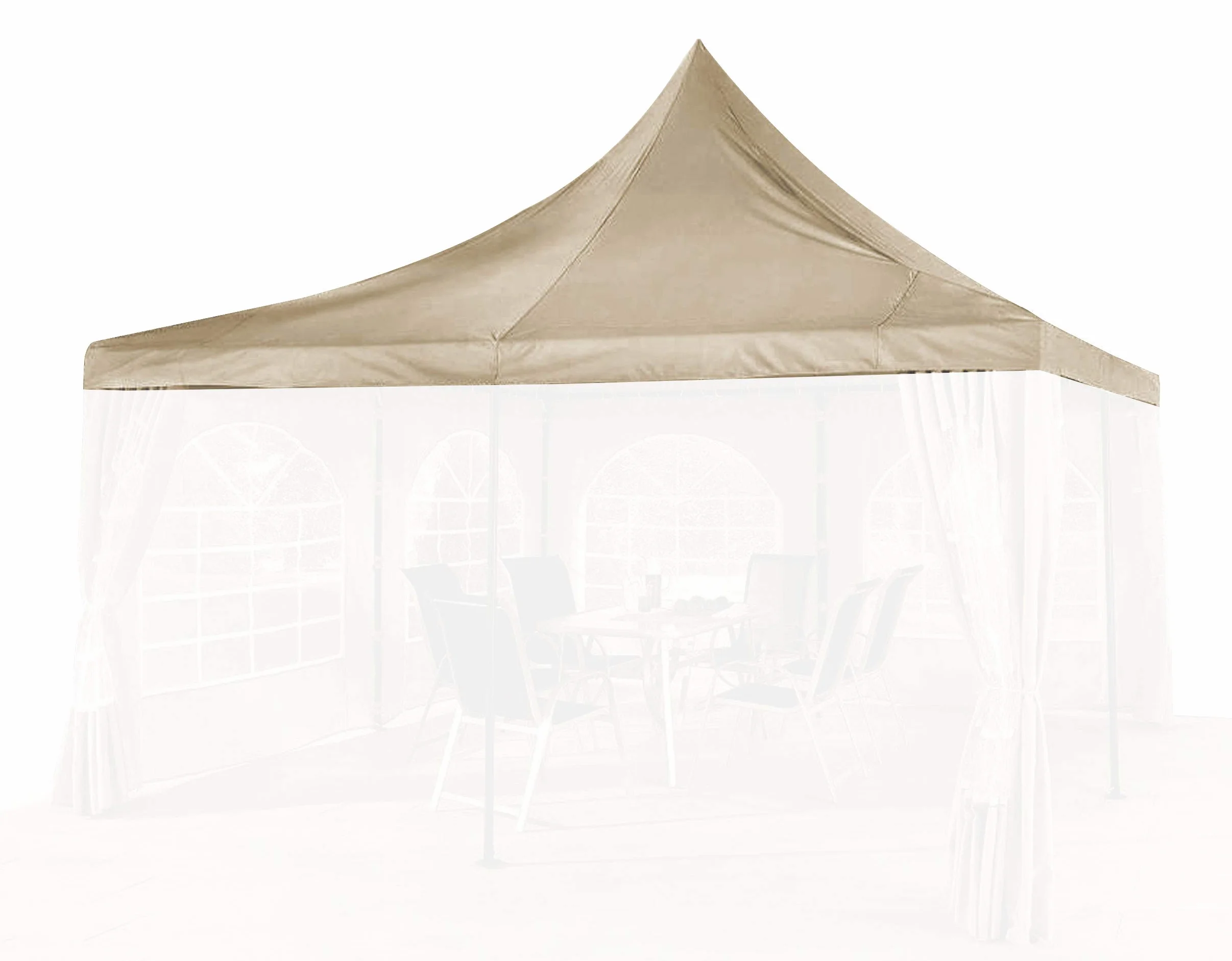 Quick Star zapasowy dach 4 x 4 m do pawilonu ogrodowego Sahara Sand