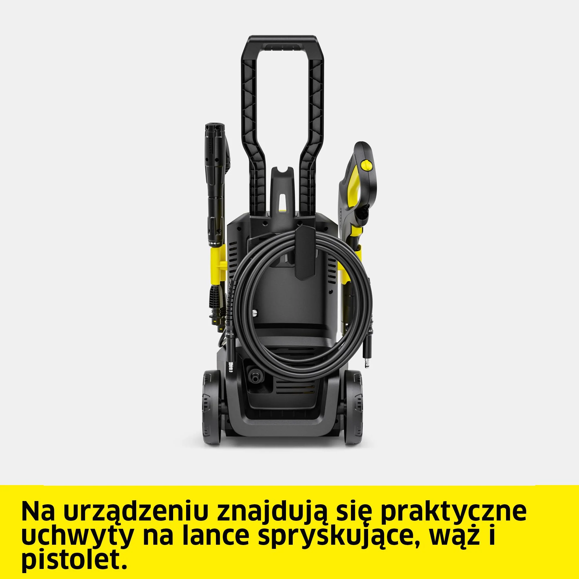 Kärcher myjka ciśnieniowa K 5 FJ, ciśnienie: 145 bar, wydajność: 500 l/h, wydajność powierzchniowa: 40 m²/h, filtr wody, waga: 6,3 kg, pistolet, wąż, dysza rotacyjna, lanca Vario Power, dysza pianowa