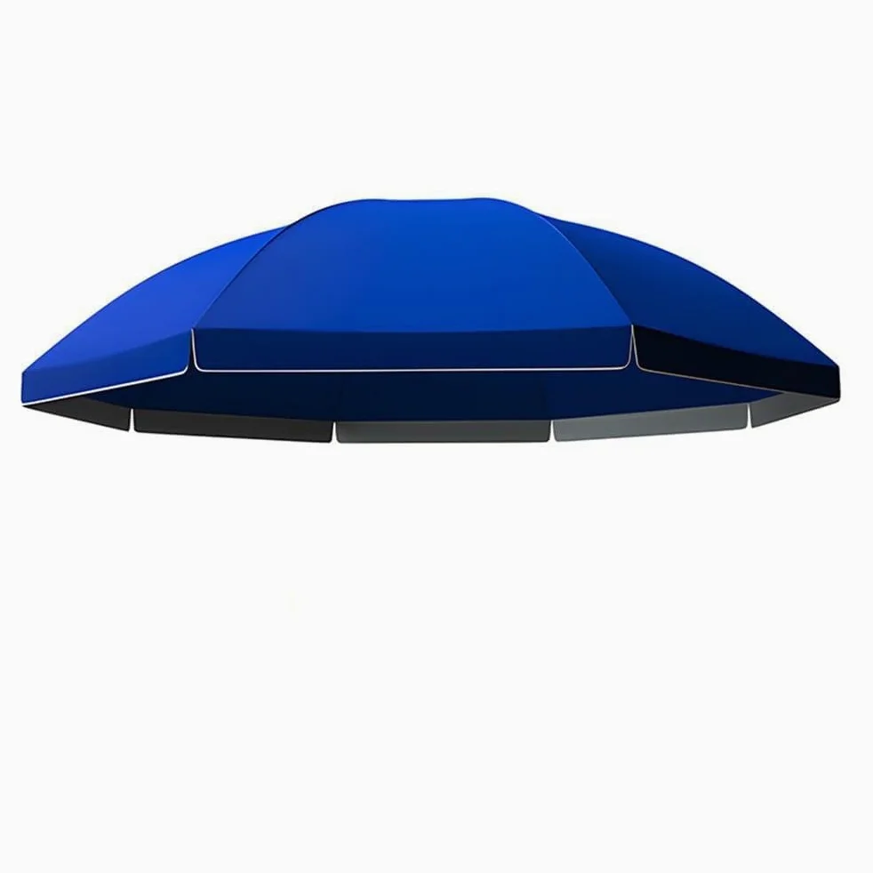 Okrągły pokrowiec na parasol tarasowy, zamiennik 3,0 m (10 stóp) - 50+ ochrona przed promieniowaniem UV do basenu i tarasu przydomowego - tkanina pasuje do parasoli od 2,2 m do 3,0 m, 8 żeber