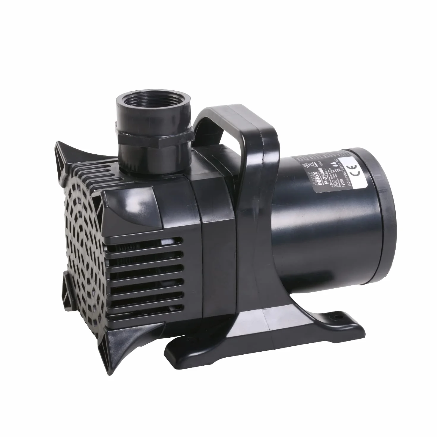 AquaForte P-35 000 pompa do stawu, 650 W, maksymalny przepływ 35 m³/h, maksymalna wysokość tłoczenia 8,5 m, bardzo duża wysokość tłoczenia, pompuje cząstki brudu o wielkości do 6 mm
