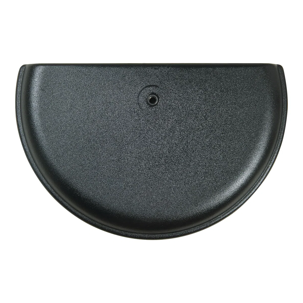 casa.pro stojak na parasole Bisenti stojak na parasol betonowy stojak na parasole Ø 33/37/41/48 mm 45 x 29 x 4,5 cm półokrągły wraz z adapterami czarny