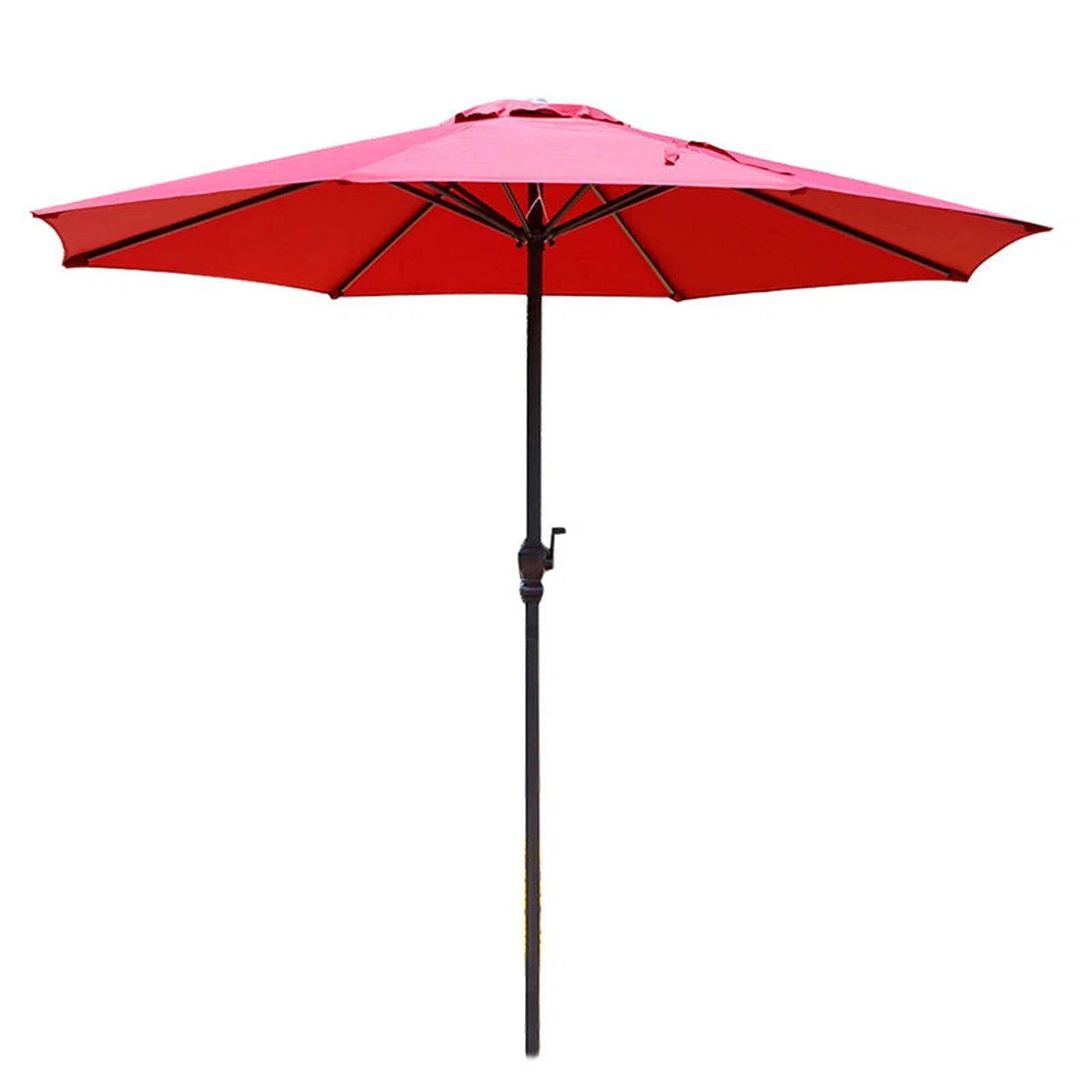Parasol ogrodowy, duży parasol, parasol ogrodowy, żelazny słup, używany na zewnątrz, w ogrodzie, na balkonie itp., 2,7 m