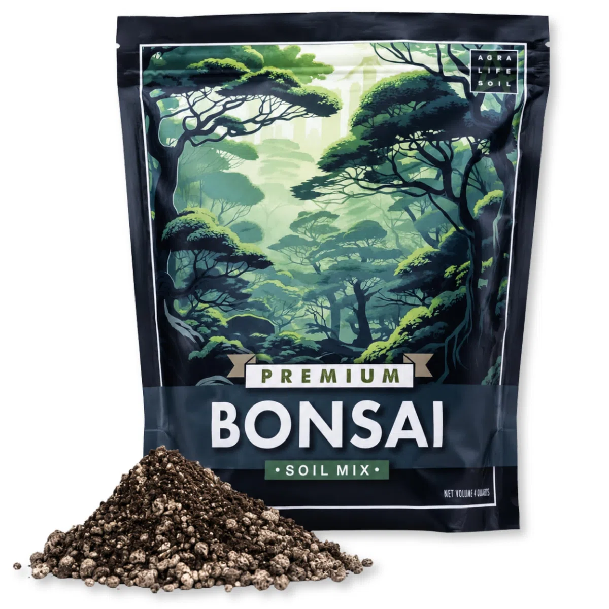 Mieszanka gleby bonsai premium do kwitnących drzew bonsai w pomieszczeniach - idealna ziemia doniczkowa do wszystkich odmian bonsai - mieszanka organiczna dla optymalnego wzrostu - ziemia do roślin