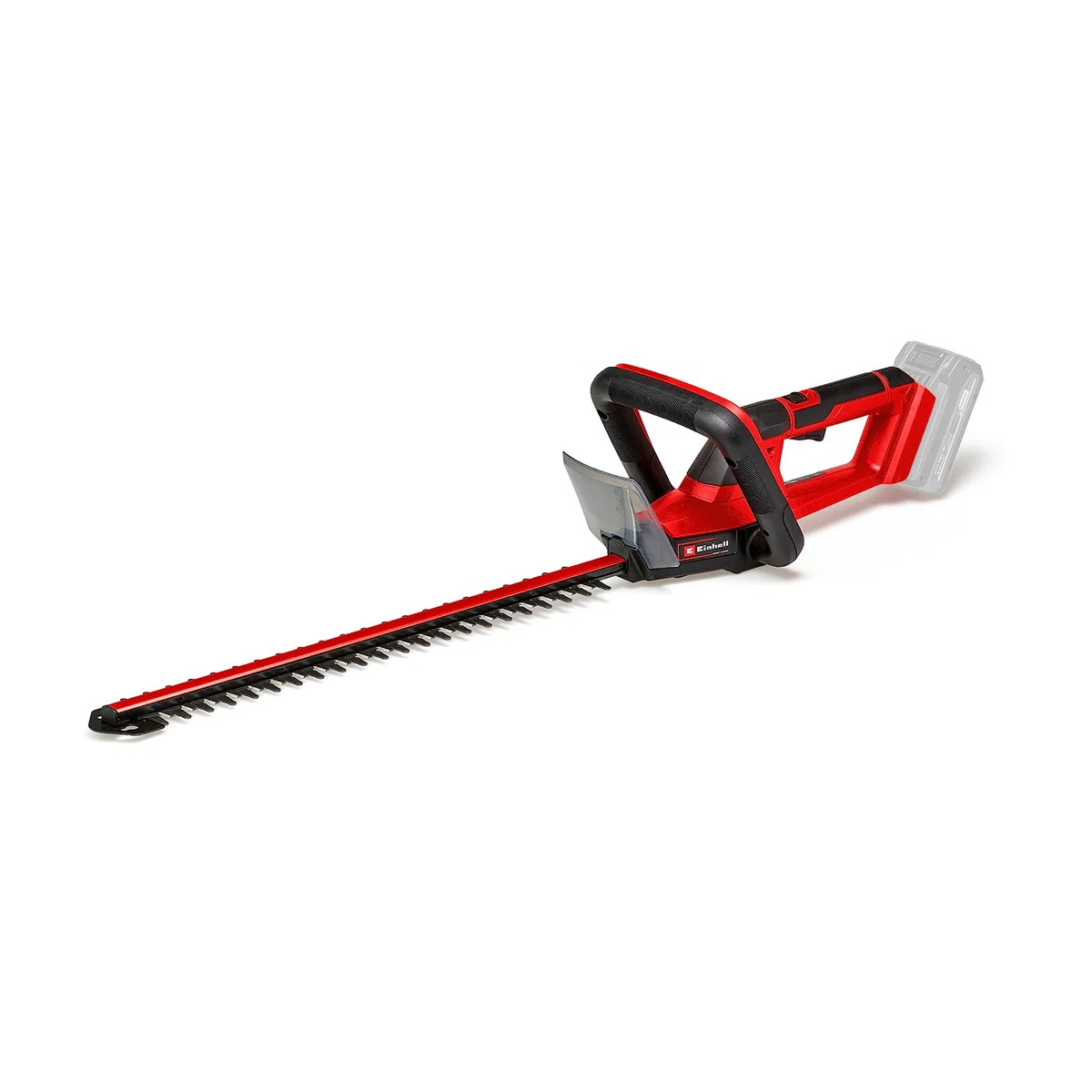 Einhell Akumulatorowe nożyce do żywopłotu GC-CH 18/50 Li Solo Power X-Change (Li-Ion, 18 V, metalowa przekładnia, aluminiowa osłona ostrza, z walizką, bez akumulatora i bez ładowarki)