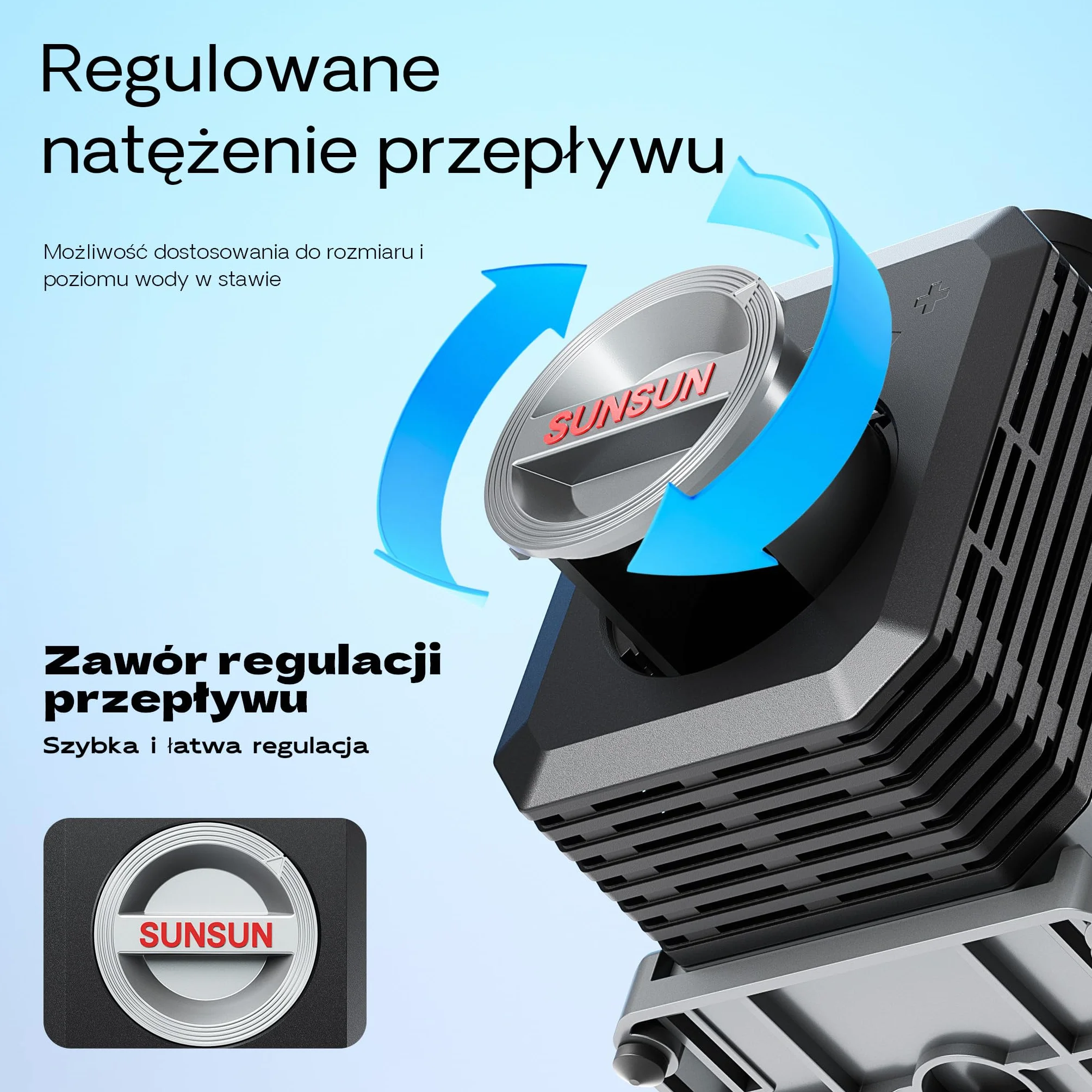 SunSun CTP-16000 SuperECO Pompa stawowa 16000l/h 140W