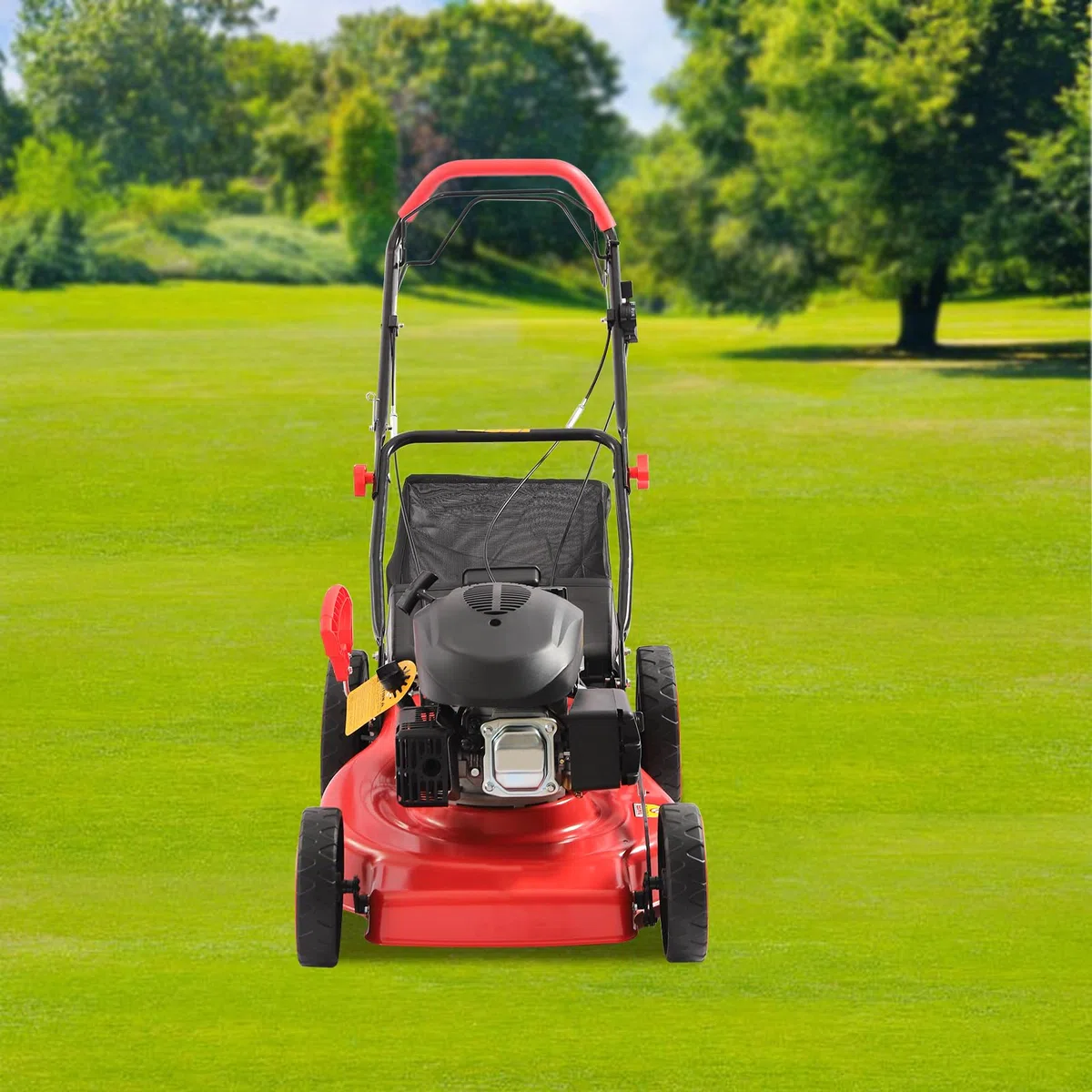 Lawn Mower kosiarka spalinowa 3 w 1, 173 cc, 8 wysokości, szerokość cięcia 51 cm