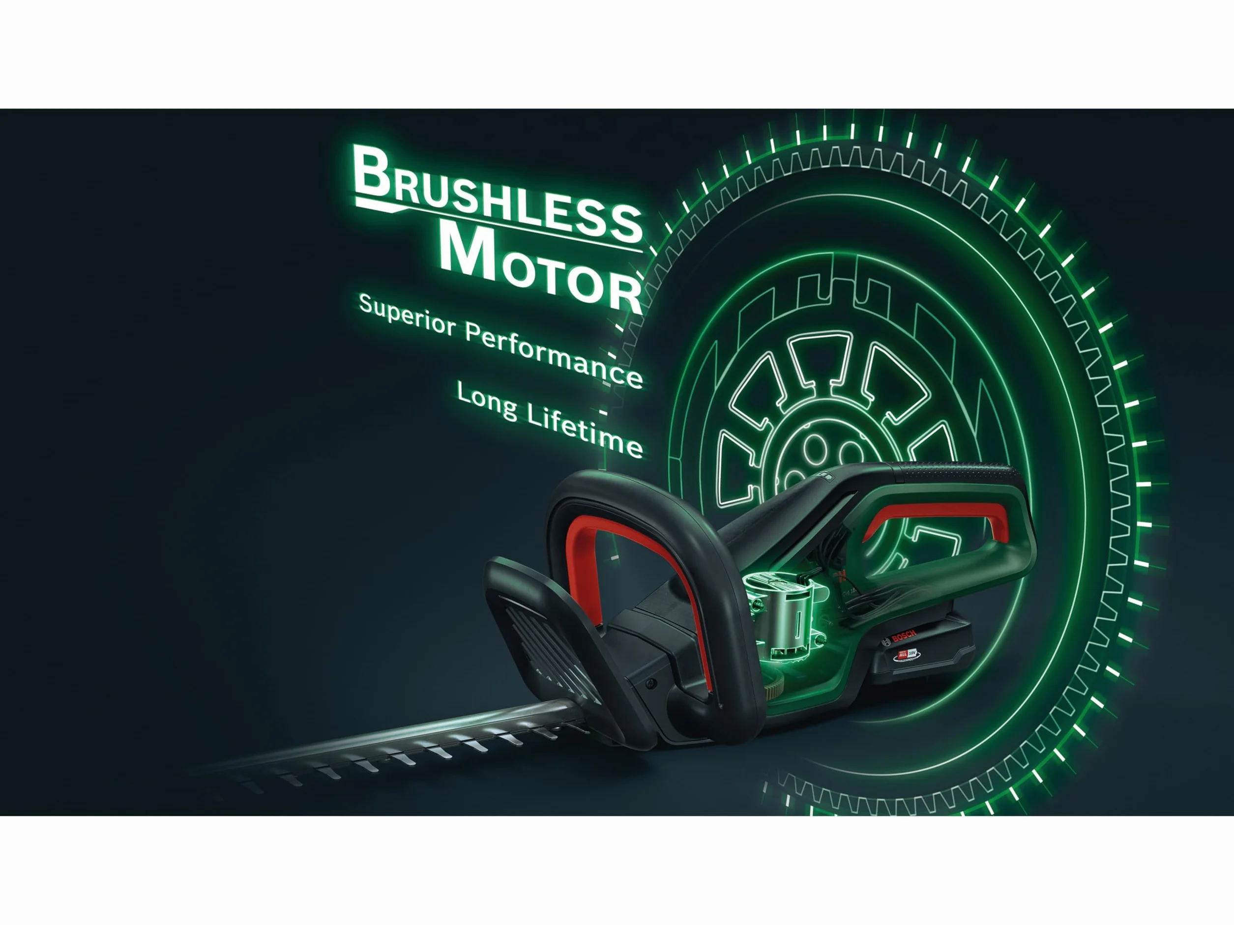 Bosch UniversalHedgeCut 50 - Sekator (480 W, długość listwy tnącej: 50 cm, do średnich żywopłotów, odstęp pomiędzy nożami: 26 mm, opakowanie kartonowe)