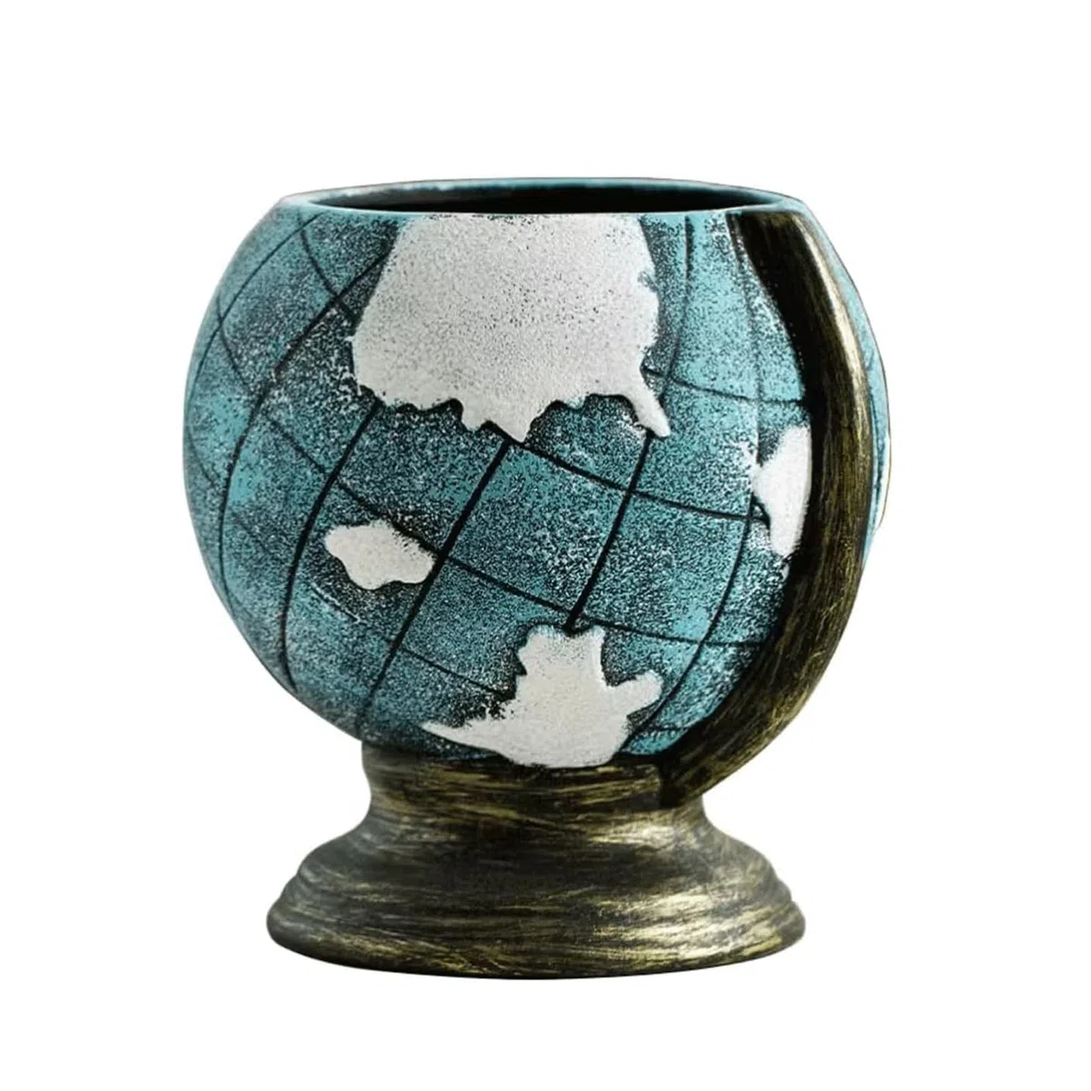 Doniczki ceramiczne 6 cali z drenażem do wnętrz, kształt balonu prezenty dla miłośników roślin