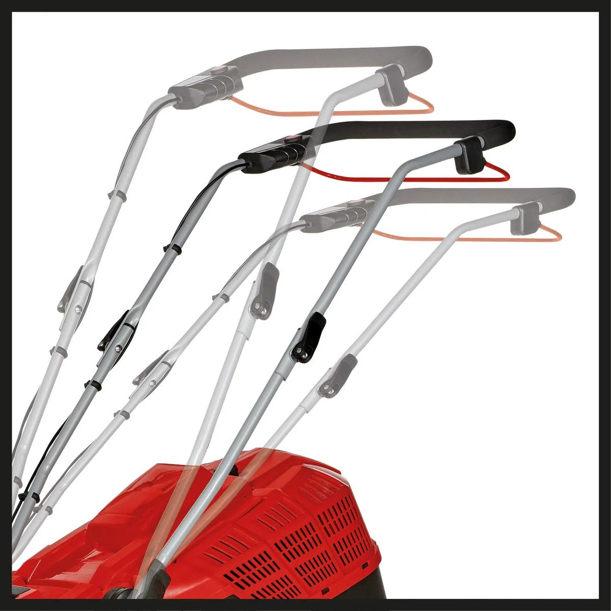 Einhell Akumulatorowa kosiarka GE-CM 36/43 Li M Power X-Change (Li-Ion, 36V, technologia TWIN-PACK, Highwheeler, w tym akumulator 2 x 4.0 Ah PXC i 2 x szybka ładowarka)