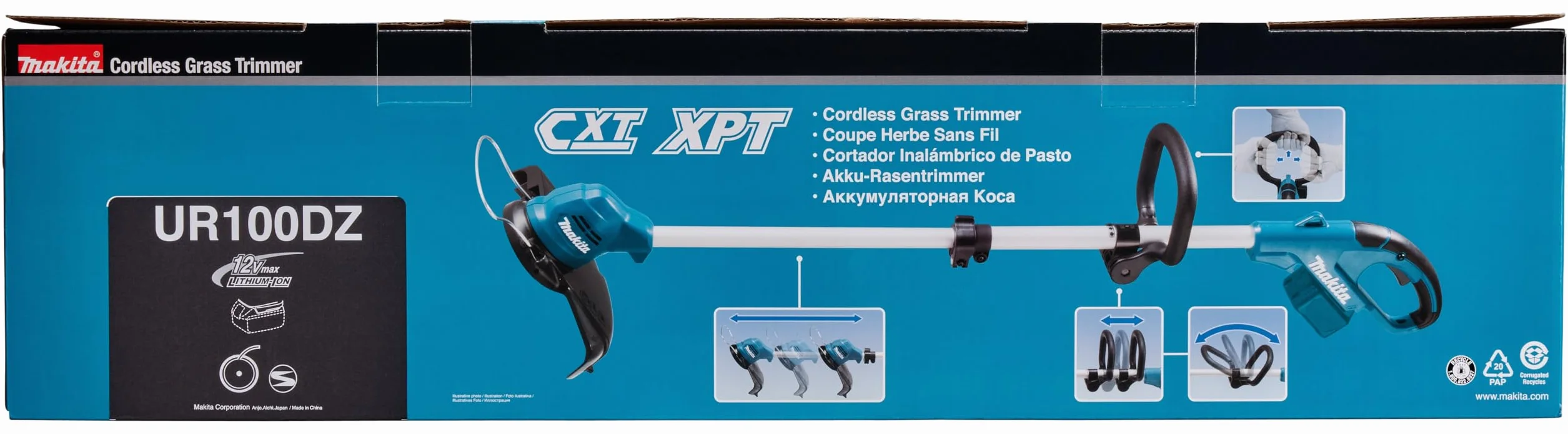 Makita nożyca do trawy UR100DZ 10,8 V bez akumulatora