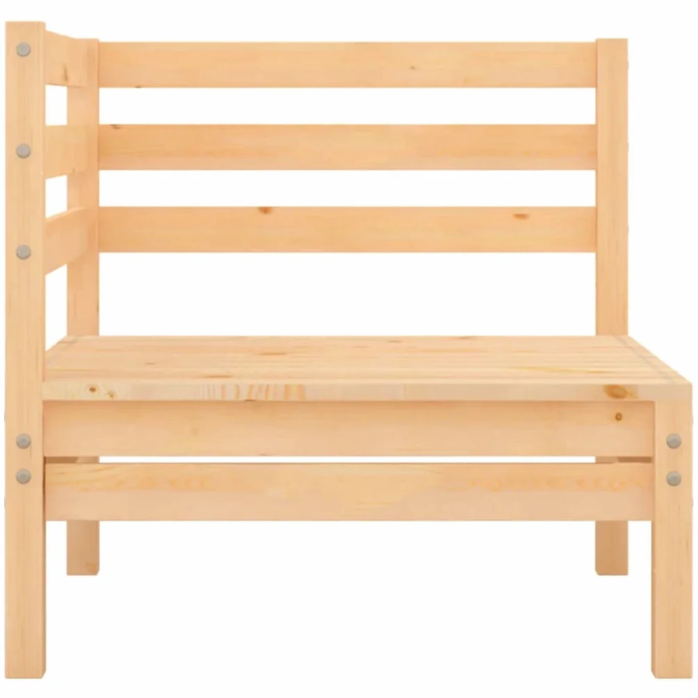vidaXL 2-osobowa sofa ogrodowa, lite drewno sosnowe