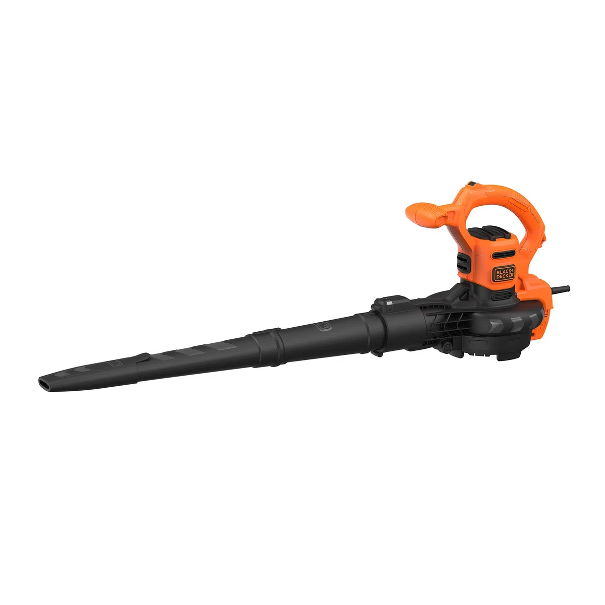 Black+Decker BEBLV290 elektryczny odkurzacz do liści/dmuchawa do liści 3 w 1 (2900 W, z rozdrabniaczem, wysoka prędkość nadmuchu 315 km/h, plecak 55 l, na taras, ścieżki, wjazdy)