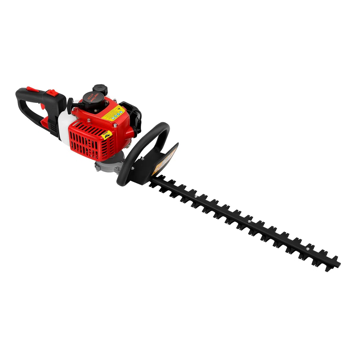 Benzynowe nożyce do żywopłotu, 650 W, miecz, podkaszarka 22,5 CC, nożyce do żywopłotu, nożyce do żywopłotu, maksymalna prędkość obrotowa 9000 obr./min, do ogrodu i parku, czarne