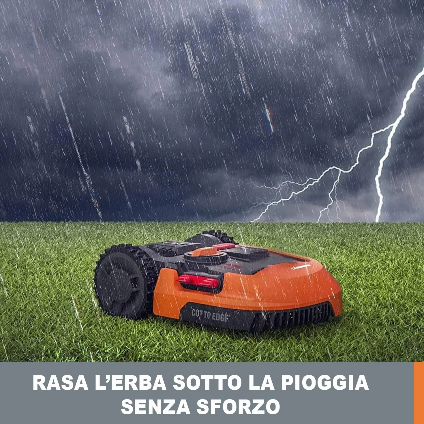 WORX WR169E Robot Landroid Classic kosiarka do trawy z ogranicznikiem przewodowym do ogrodów do 300 m² - nawigacja AIA, sterowanie aplikacją, Wi-Fi, Bluetooth - cięcie na krawędzi, szerokość cięcia 16