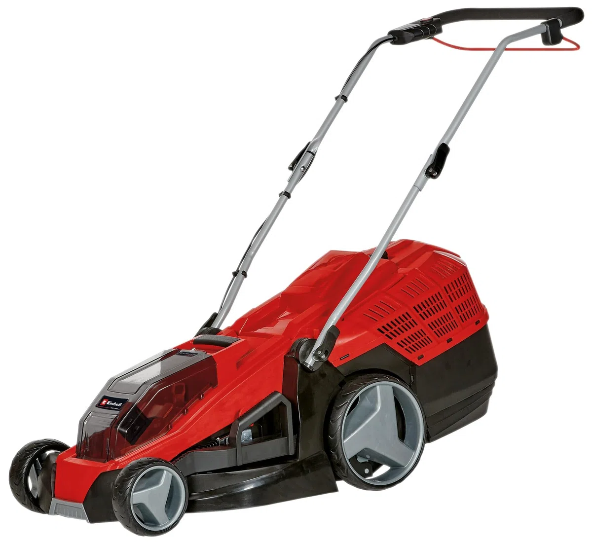 Einhell Akumulatorowa kosiarka GE-CM 36/43 Li M Power X-Change (Li-Ion, 36V, technologia TWIN-PACK, Highwheeler, w tym akumulator 2 x 4.0 Ah PXC i 2 x szybka ładowarka)