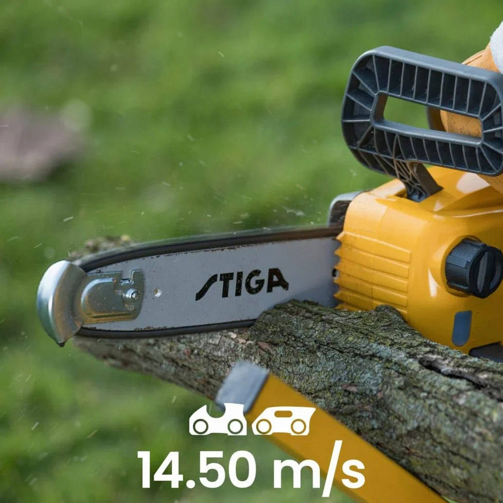 STIGA Akumulatorowa piła łańcuchowa CS 100e Kit, ostrze 25 cm, akumulator 20 V (4 Ah)