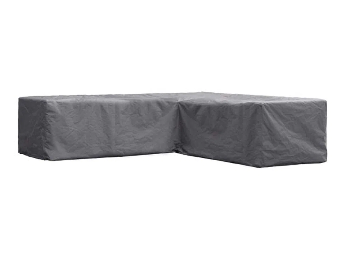Zestaw pokrowców ochronnych: 250 x 250 cm do ogrodu w kształcie litery L + pokrowiec na 6-8 poduszek