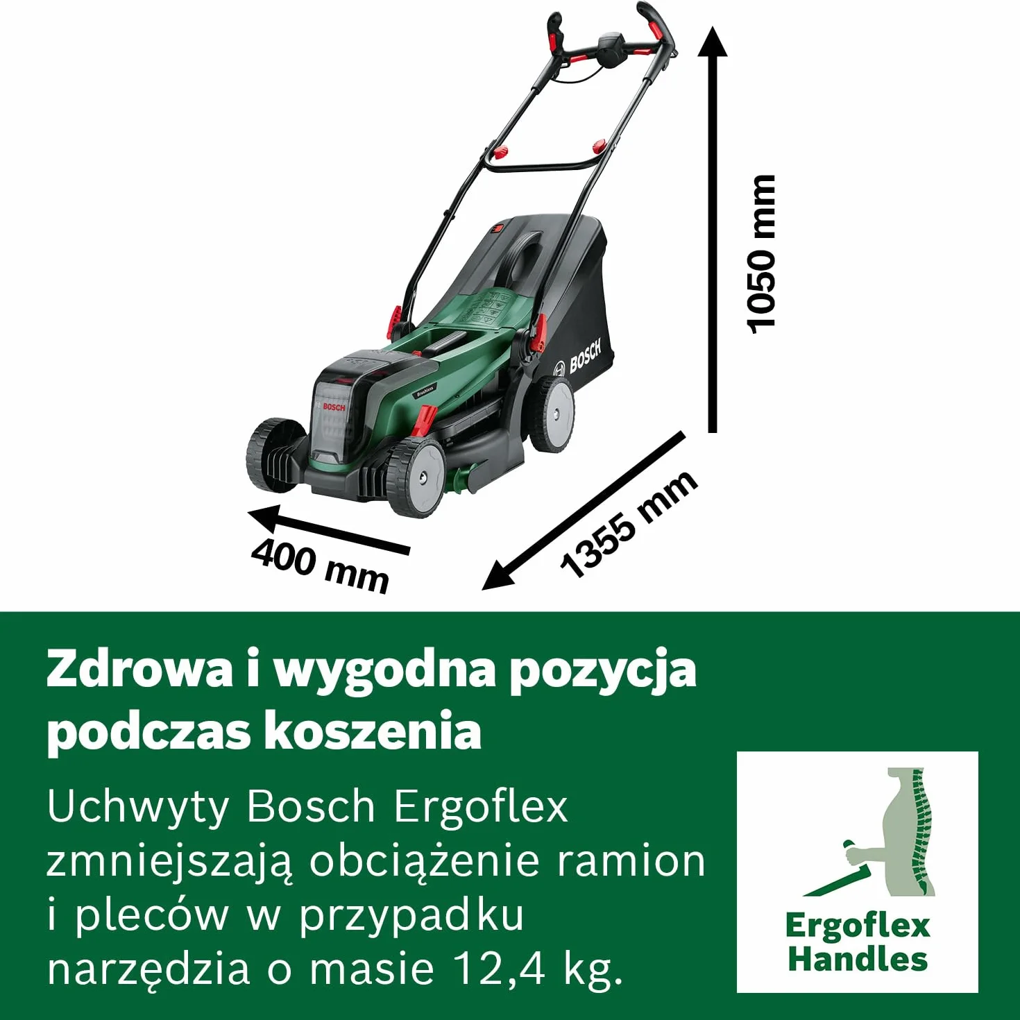 Bosch Kosiarka Akumulatorowa 40 l