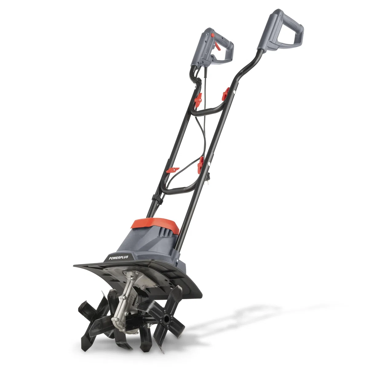 Powerplus elektryczna glebogryzarka ogrodowa POWEG70100 jako wertykulator i glebogryzarka do ogrodu – 1200 W – szerokość robocza 360 mm – głębokość robocza maks. 220 mm – w zestawie 4 noże
