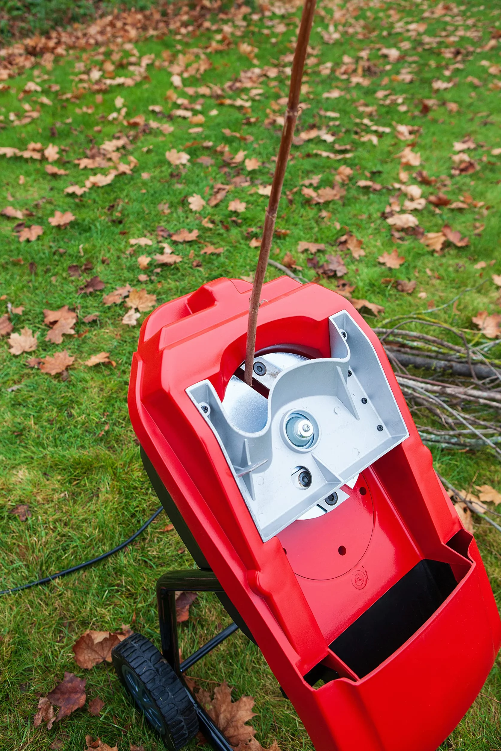 AL-KO MH 2500 Slice rozdrabniacz do noży o mocy 2500 W, maks. grubość gałęzi 40 mm, pojemnik 50 l, szary